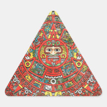 Mayan Calendar Triangle Stickers