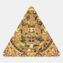 mayan calendar triangle stickers