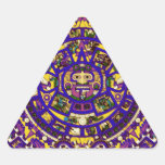 mayan calendar triangle stickers