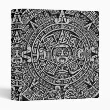 Mayan Calendar Vinyl Binders