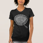 Mayan Computer Carrier -b/w Tshirt
