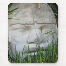 Mayan Face 2 Statue Replica Mousepad