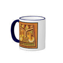 Mayan Inn Guatamala Travel Poster Mugs