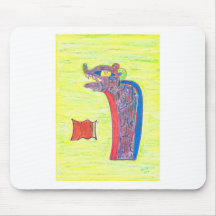 Mayan Jaguar Mouse Pad