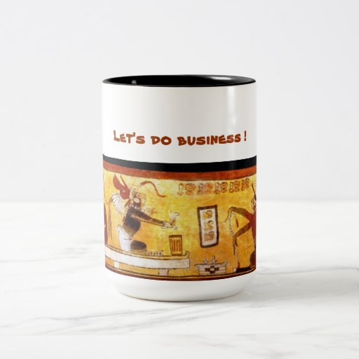 mayan let's do business mug