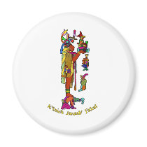 Mayan Lord Pacal Refrigerator Magnet