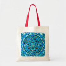 Mayan Maya Aztec Doomsday Symbol ~ Canvas Bags