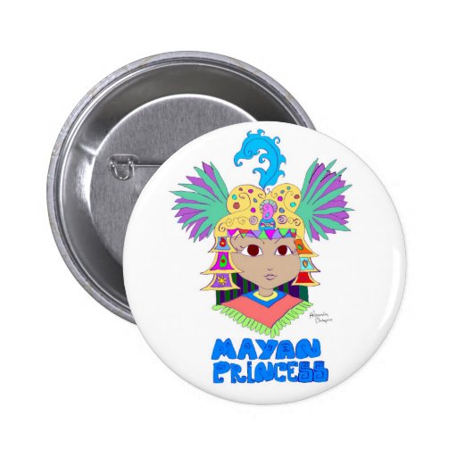 Mayan Princess Buttons
