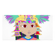Mayan Princess Photo Card Template