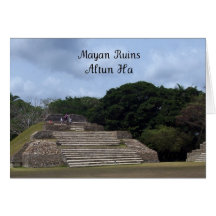 Mayan Ruins, Altun Ha Greeting Card