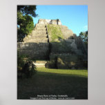 Mayan Ruins at Yaxha, Guatemala Print
