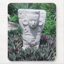 Mayan Statue Replica 2 Mousepad