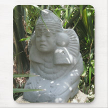 Mayan Statue Replica 3 Mousepad