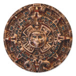 MAYAN Sun Calendar of Mexico stickers