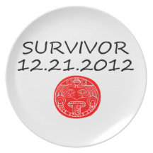 Mayan Survivor doomsday 12 21 2012 Plates