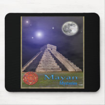 Mayan temple mousepads