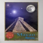 Mayan temple print