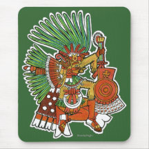 Mayan Tezcalipoca God Mouse Pads
