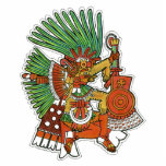 Mayan Tezcalipoca God photo sculptures