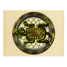 Mayan Turtle Postcards