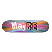 mayBE panneau de skat Planches À Roulettes Customisées