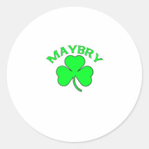 Maybry Round Stickers