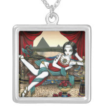 "Mayet" Egyptian Goddess Angel Necklace