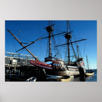 Mayflower II, National Historic Landmark, Plymouth Posters