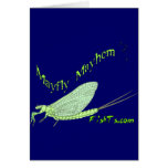 MayFly Mayhem Greeting Card