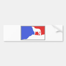 Mayor League Wolf! Bumper Stickers