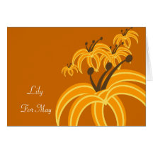 May's Birth Flower-Customize Cards