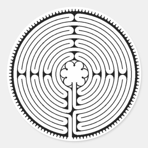 maze-chartres-labyrinth-sticker-zazzle