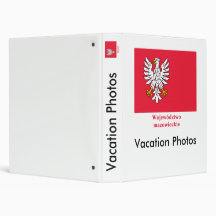 Mazowieckie - Masovia flag with name Binders