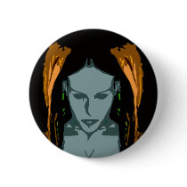 MB Cyber Chick Vector Art Pin