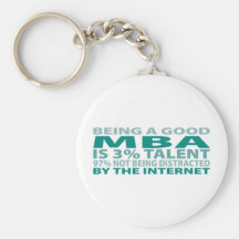 MBA 3% Talent Keychain