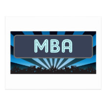 MBA Marquee Postcards