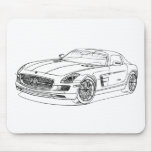 MBAMG SLS GT 2013. tapis de souris
