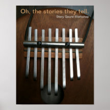 Mbira (thumb piano) poster