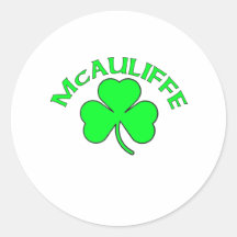 McAuliffe Round Sticker