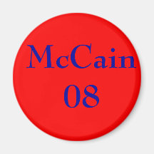 McCain 08 Fridge Magnet
