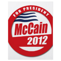 McCain 2012 button Full Color Flyer