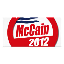 McCain 2012 button Photo Card Template