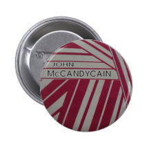McCain Candy Cane Button