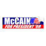 McCain For President 2008 Bumper Sticker