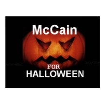 McCain HALLOWEEN Postcard