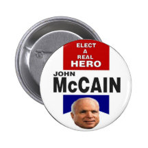 McCain Hero Ribbon Button
