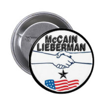 McCain / Lieberman Button