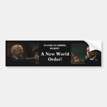 Mccain Obama Bumper Sticker
