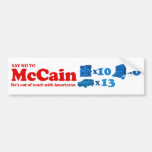 McCain, Out of Touch Bumper Sticker