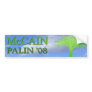 McCain Palin '08 Green Bumper Sticker